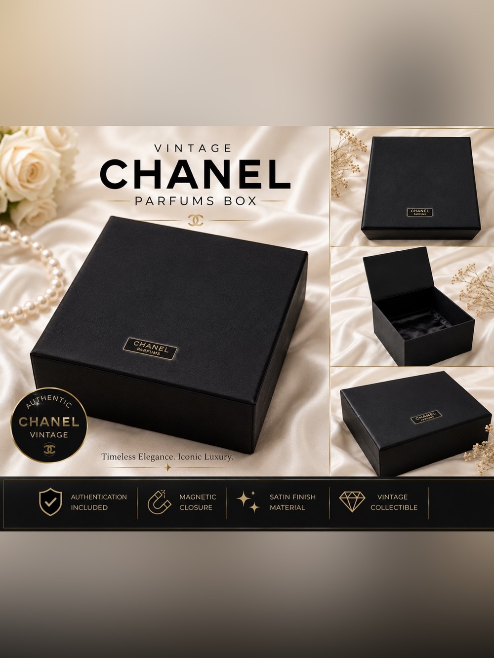 Chanel perfume box